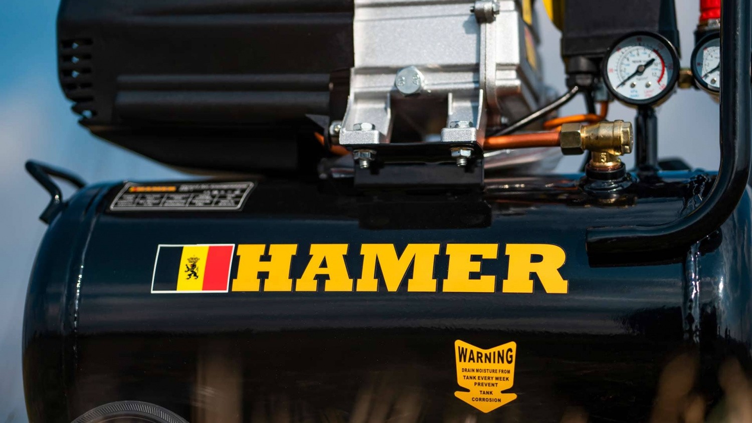 вид модели компрессор hamer air-1 (24l)