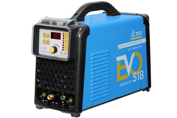 общий вид модели многофункциональный сварочный аппарат tss evo ct-518