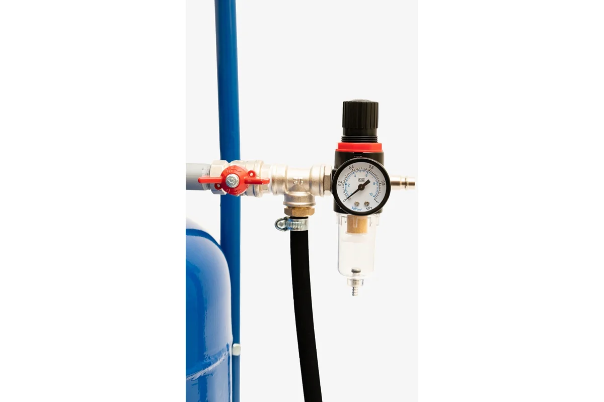 вид модели аппарат пескоструйный булат 40л синий