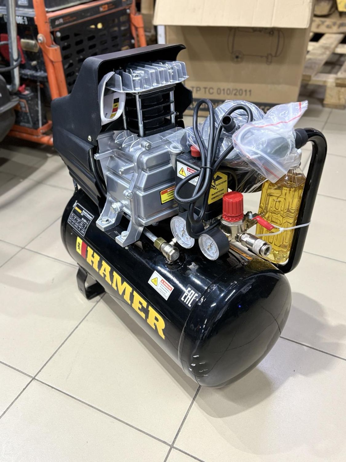 Компрессор HAMER AIR-1 (0154U) УЦЕНКА вид модели компрессор hamer air-1 (0154u) уценка