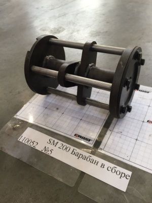 вид модели барабан в сборе grost sm 200