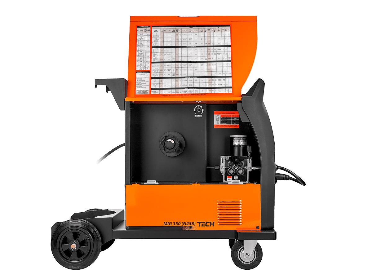 вид модели сварочный полуавтомат сварог mig 350 "tech" (n258)