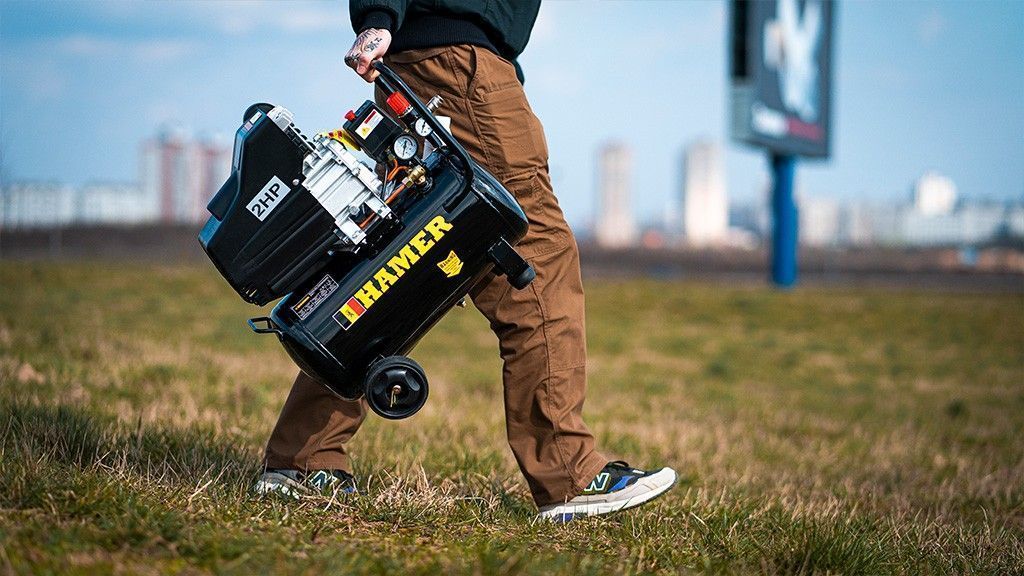 Компрессор HAMER AIR-1 (0155U) УЦЕНКА вид модели компрессор hamer air-1 (0155u) уценка