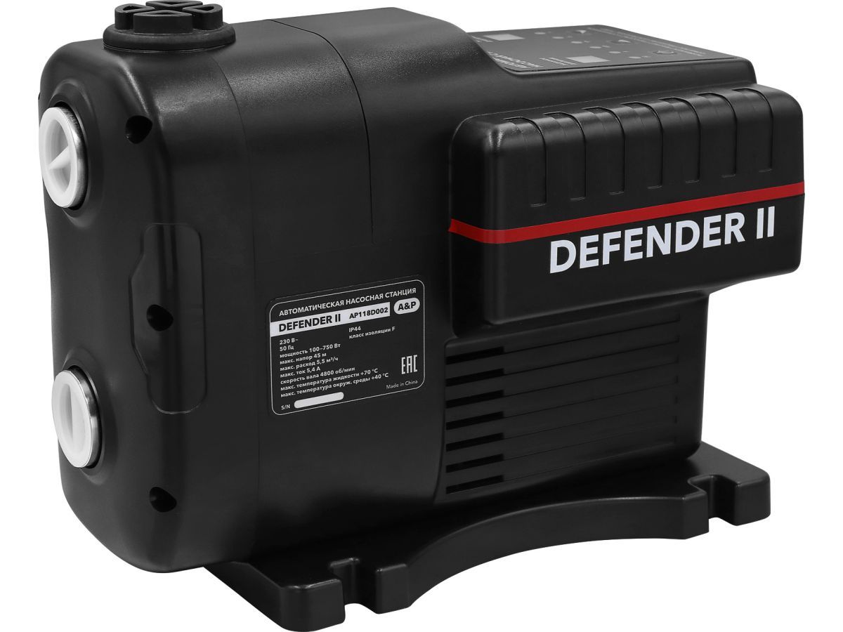 общий вид модели станция водоснабжения автоматическая defender ii, a&p