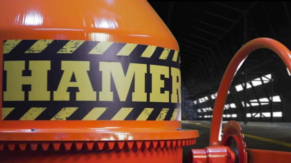 вид модели бетономешалка hamer cm-220