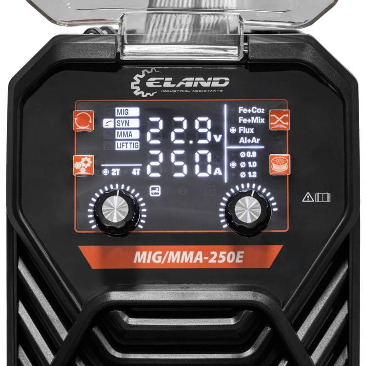 вид модели сварочный полуавтомат eland mig/mma-250e