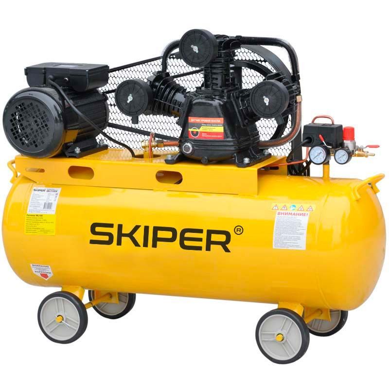 общий вид модели воздушный компрессор skiper ibl3100а