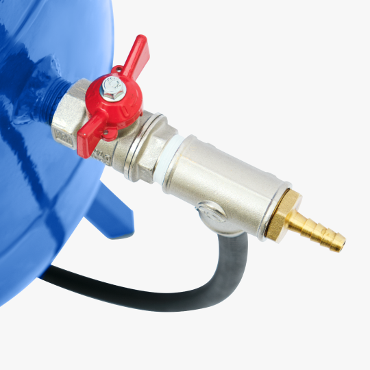 вид модели пескоструйный аппарат булат 20л синий