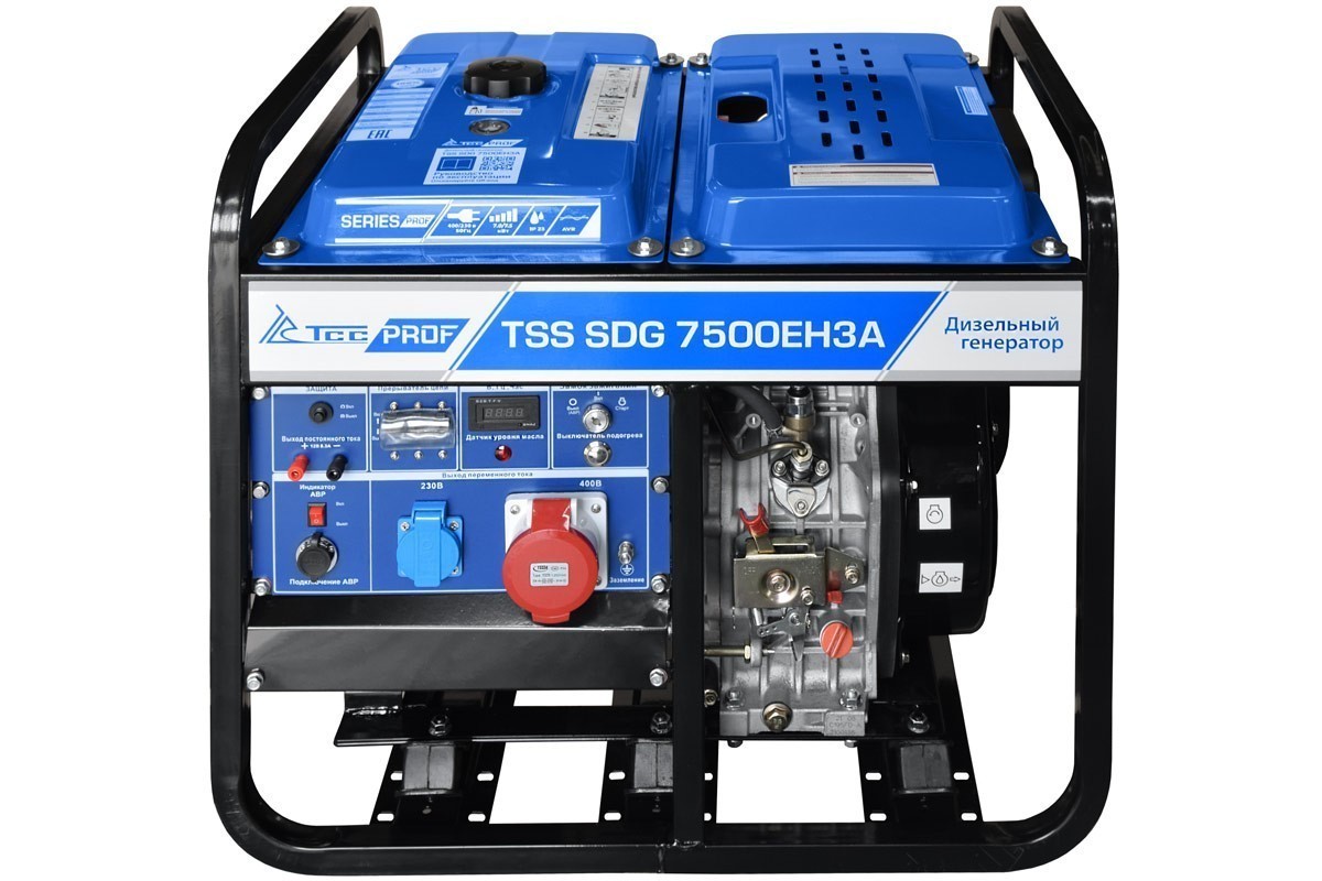 Дизель генератор TSS SDG 7500EH3A вид модели дизель генератор tss sdg 7500eh3a