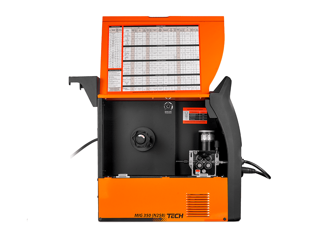 вид модели сварочный полуавтомат сварог mig 350 "tech" (n258)