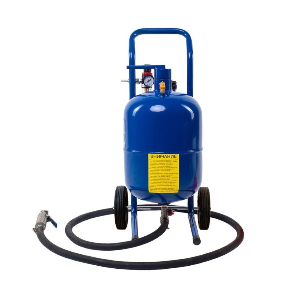 вид модели пескоструйный аппарат булат 30л синий