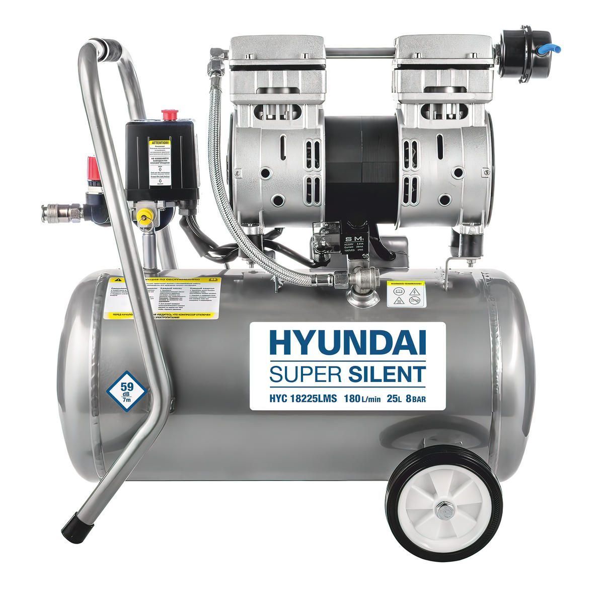 вид модели компрессор воздушный hyundai hyc18225lms