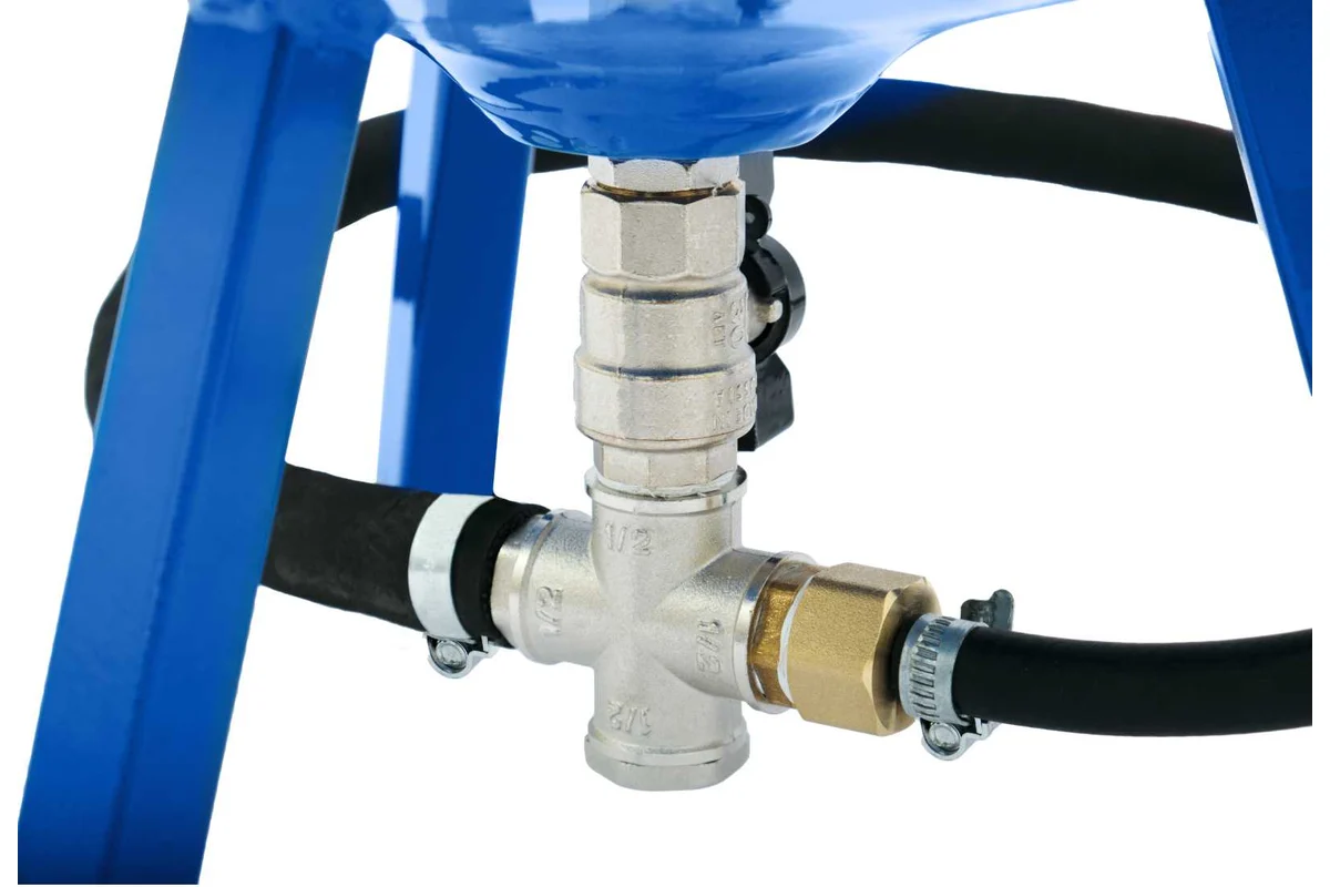 вид модели аппарат пескоструйный булат 40л синий