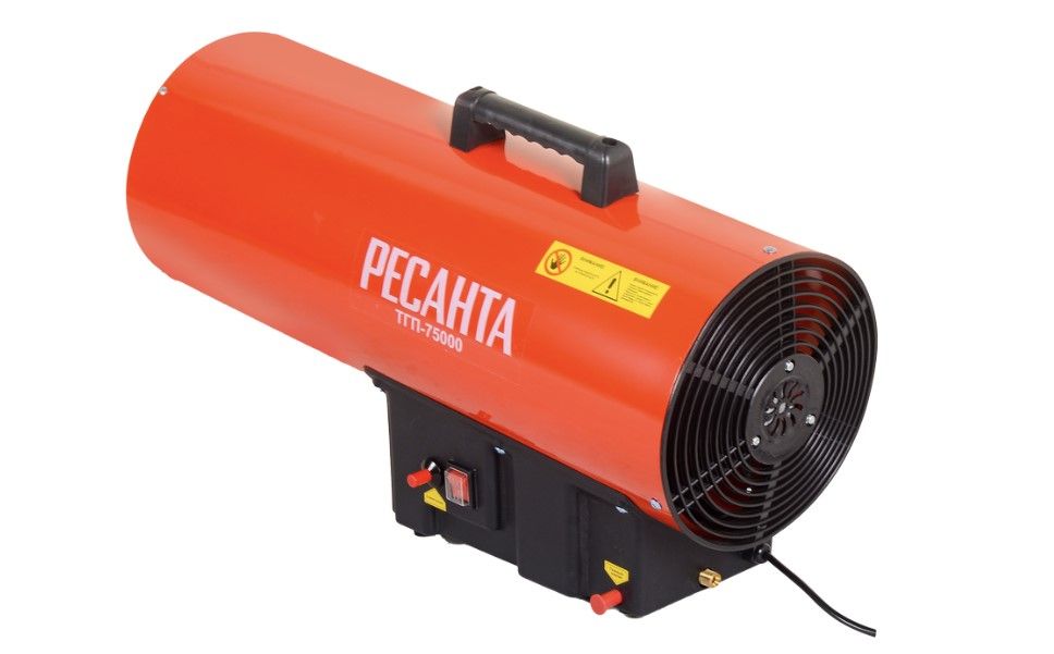 Пушка тепловая газовая Ресанта ТГП-75000 вид модели пушка тепловая газовая ресанта тгп-75000