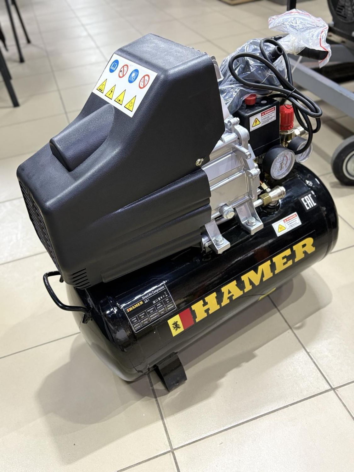 Компрессор HAMER AIR-1 (0154U) УЦЕНКА вид модели компрессор hamer air-1 (0154u) уценка