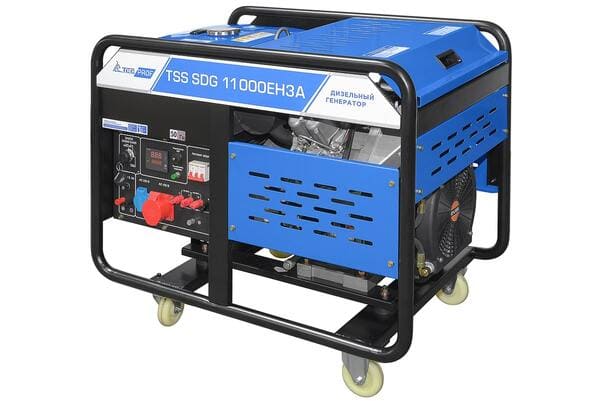 общий вид модели генератор дизельный tss sdg 11000eh3a