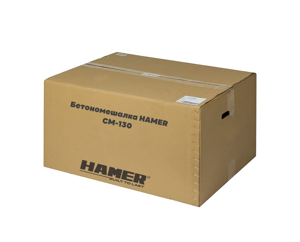 Бетономешалка HAMER CM-130 вид модели бетономешалка hamer cm-130