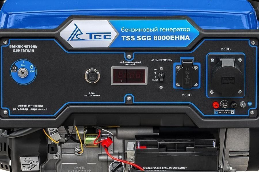 вид модели генератор бензиновый tss sgg 8000ehna