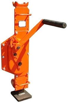 вид модели домкрат реечный tor др 10000, 10 т, с обрезиненной ручкой