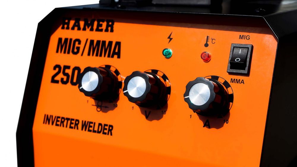 Сварочный полуавтомат HAMER MIG/MMA-250 вид модели сварочный полуавтомат hamer mig/mma-250