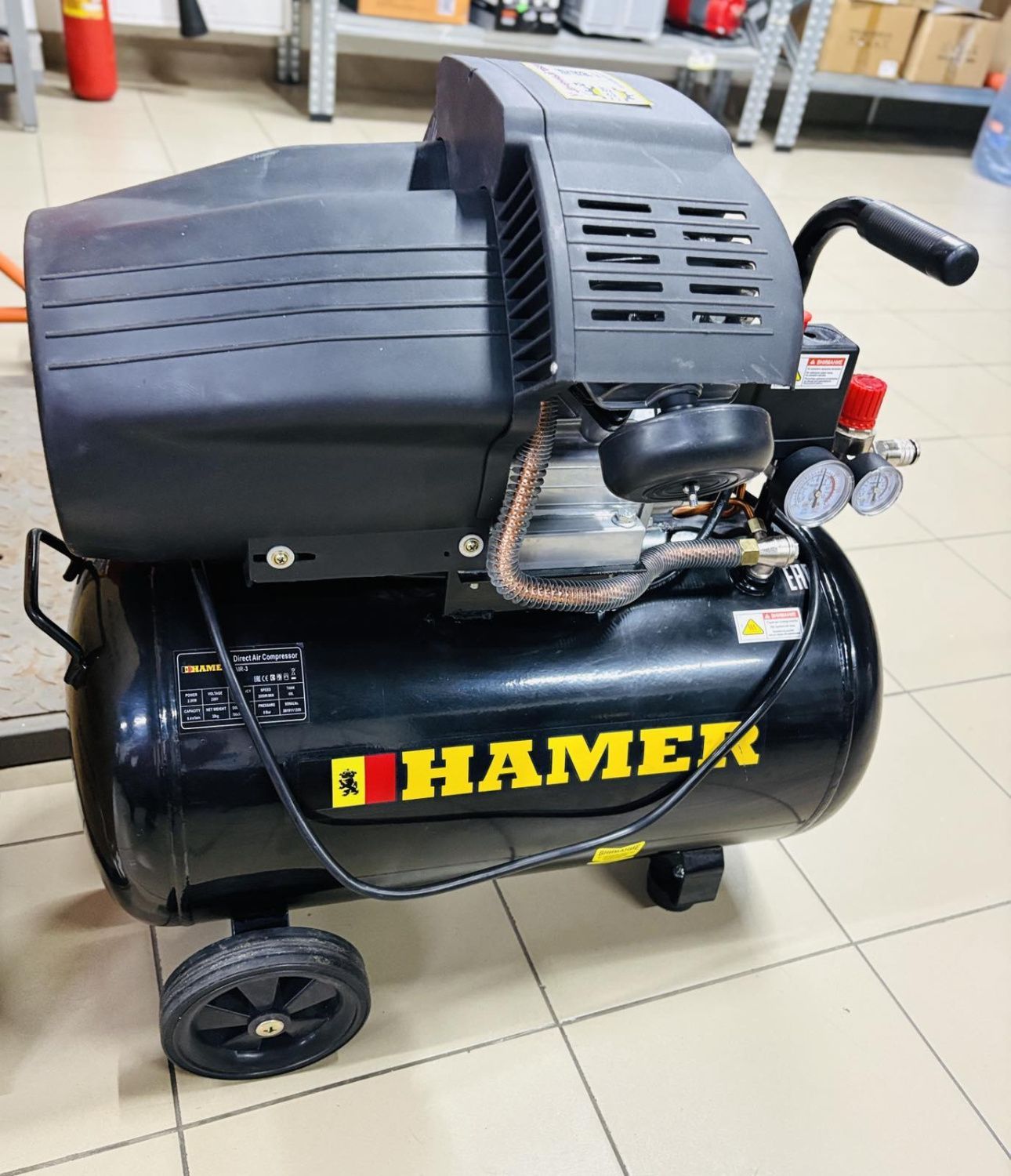 вид модели компрессор hamer air-3 (0568u) уценка