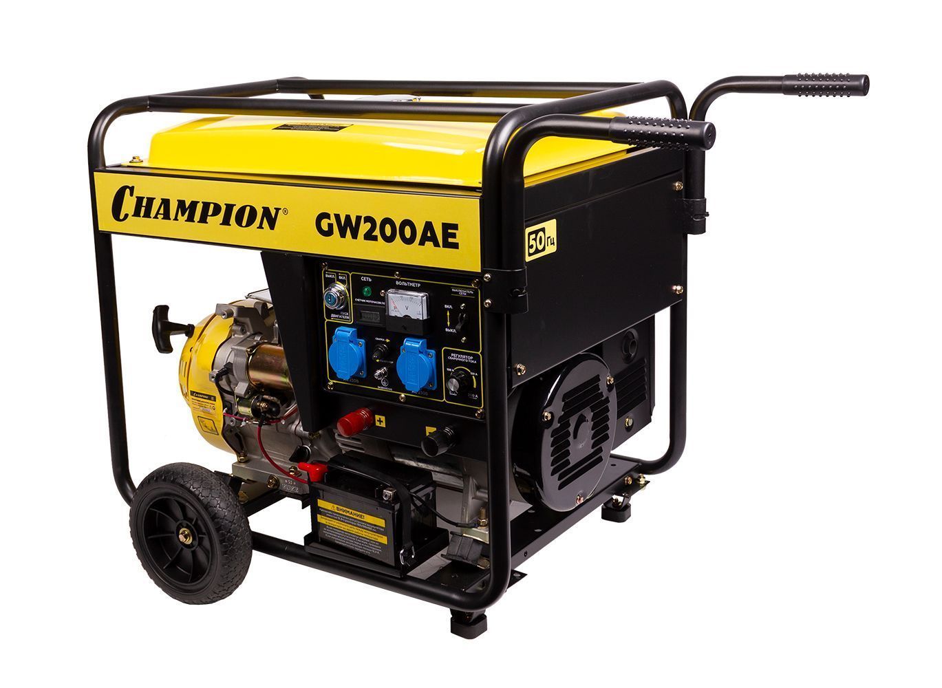 вид модели генератор сварочный бензиновый champion gw200ae