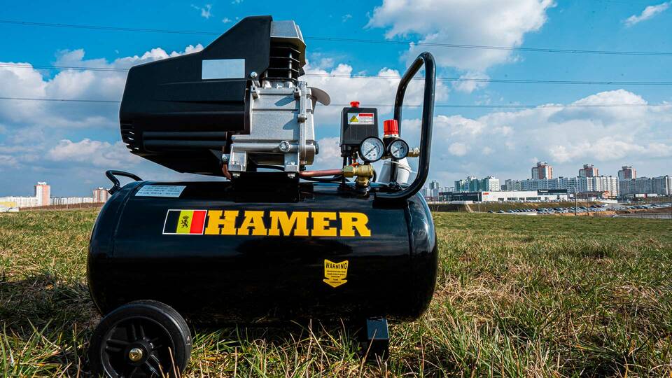 вид модели компрессор hamer air-2 (50l)
