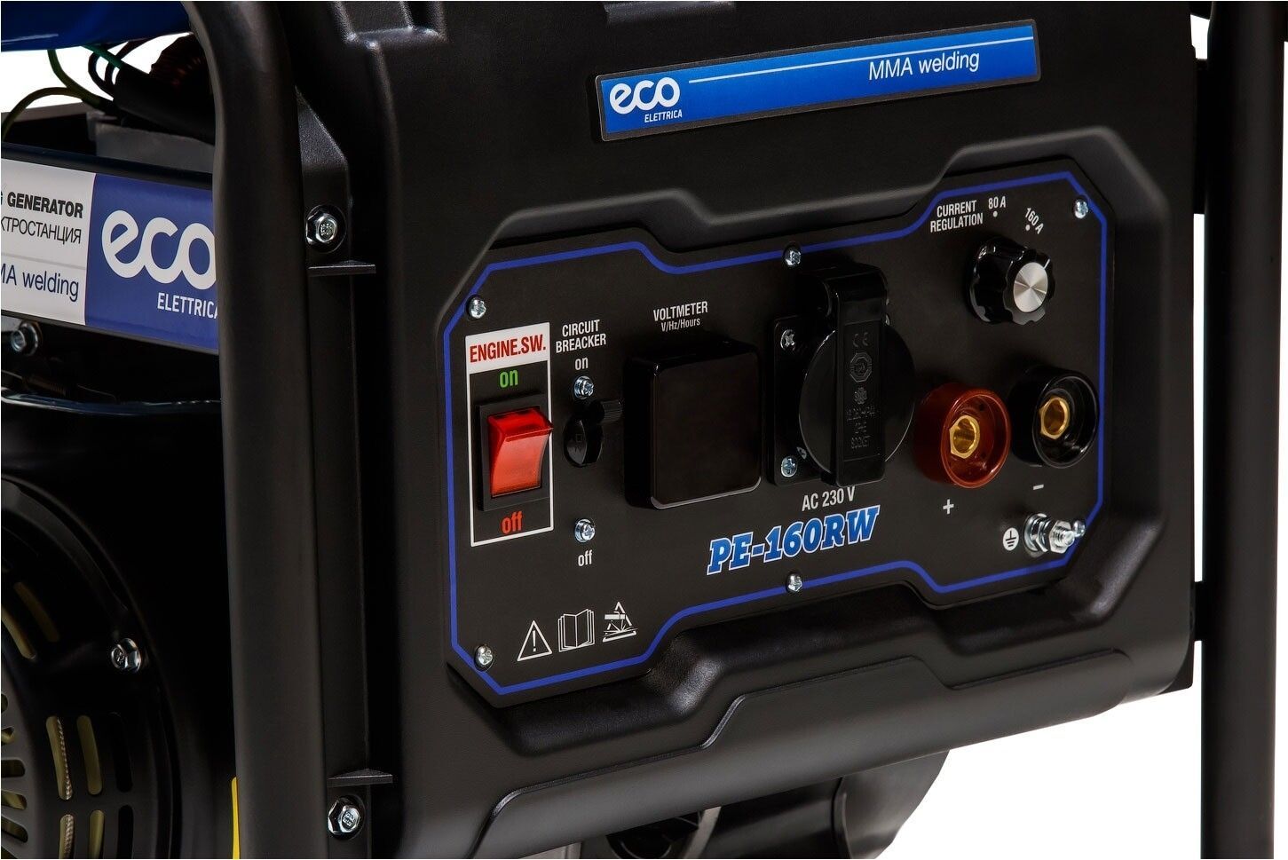 Генератор сварочный (бензогенератор) ECO PE-160RW вид модели генератор сварочный (бензогенератор) eco pe-160rw
