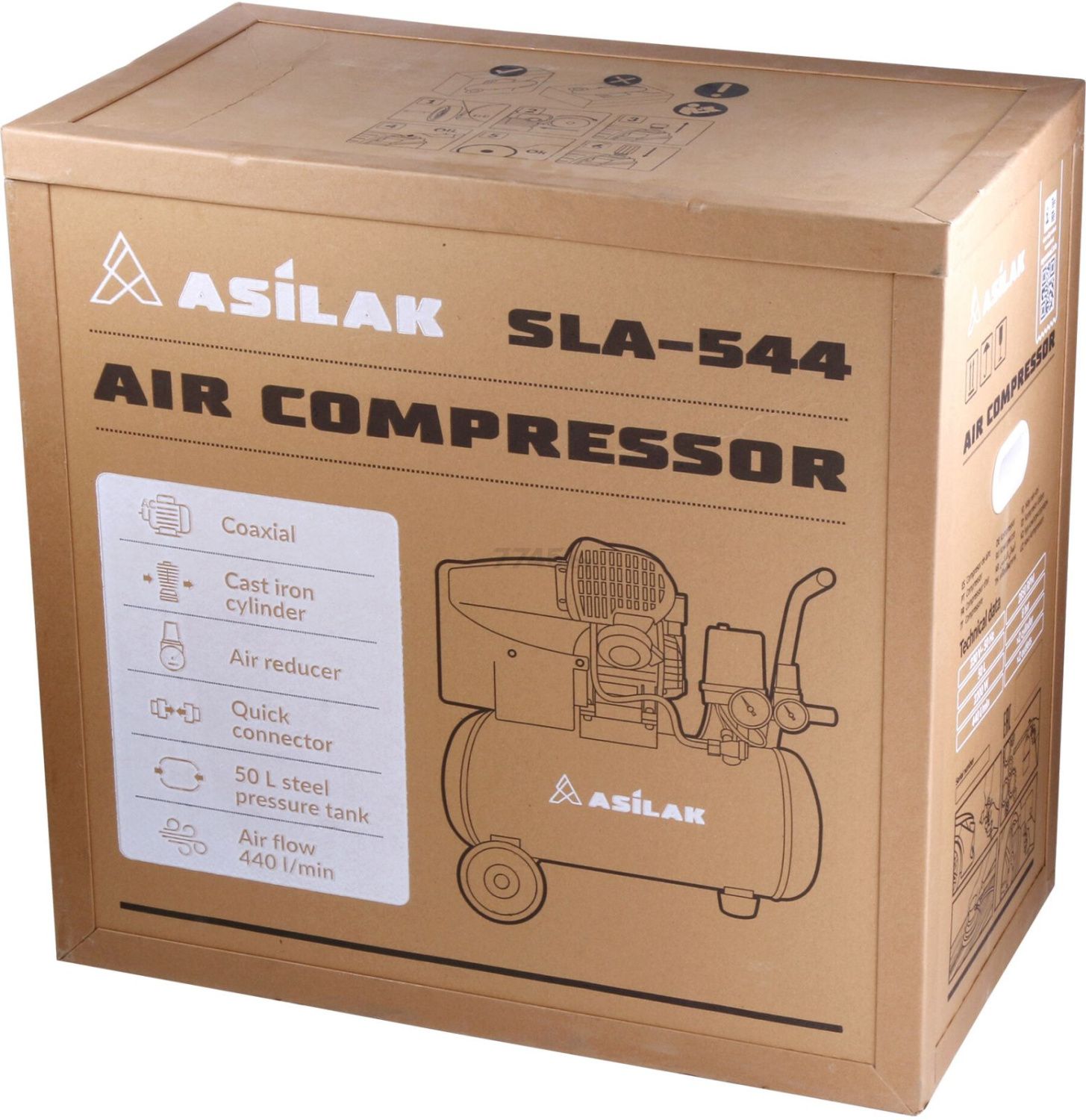 вид модели компрессор asilak sla-544