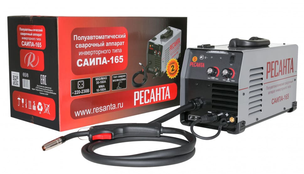 Сварочный полуавтомат Ресанта САИПА-165С (САИПА-165) вид модели сварочный полуавтомат ресанта саипа-165с (саипа-165)