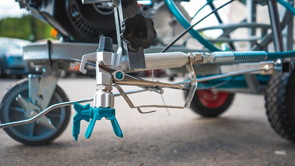 Разметочная машина Dino-Power DP-980L вид модели разметочная машина dino-power dp-980l