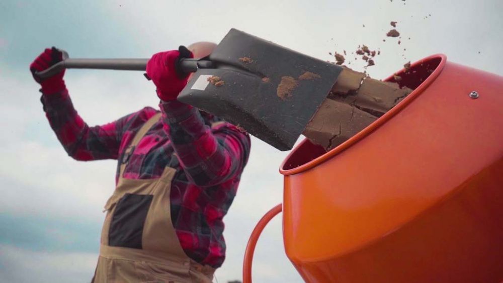 вид модели бетономешалка hamer cm-220