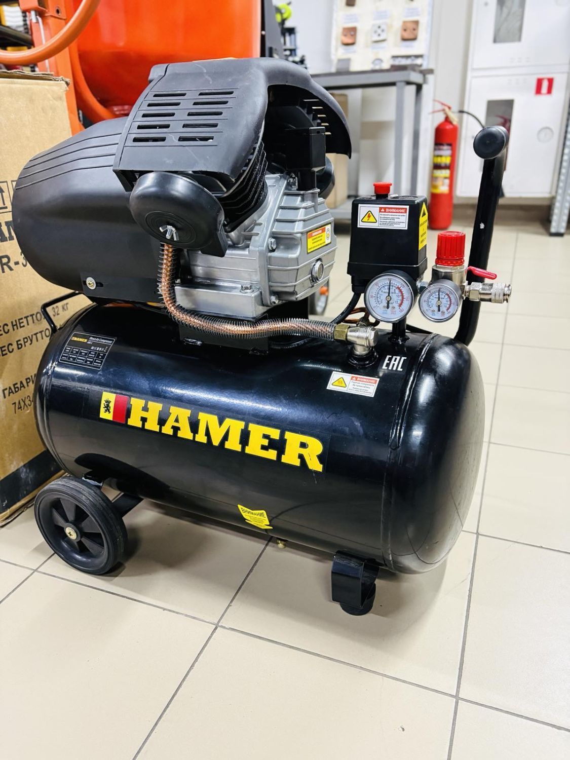 вид модели компрессор hamer air-3 (0568u) уценка