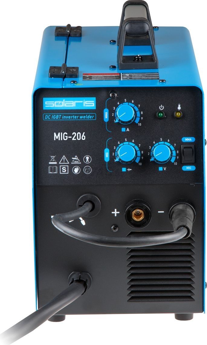 Полуавтомат сварочный Solaris MIG-206 вид модели полуавтомат сварочный solaris mig-206