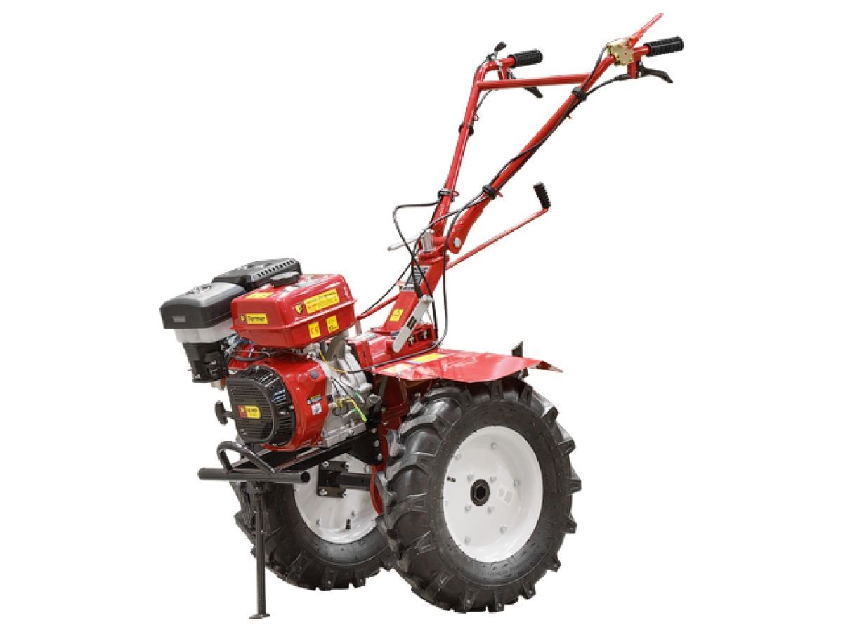 общий вид модели культиватор бензиновый fermer fm-1617mxl колеса 6.50-12