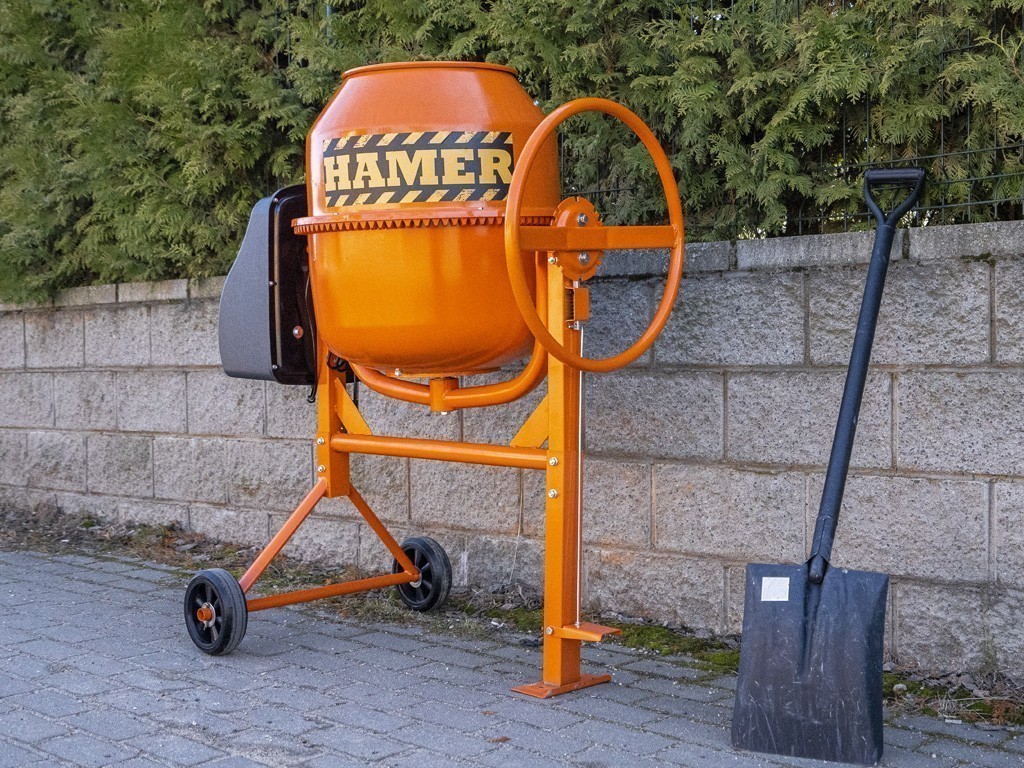 вид модели бетономешалка hamer cm-250