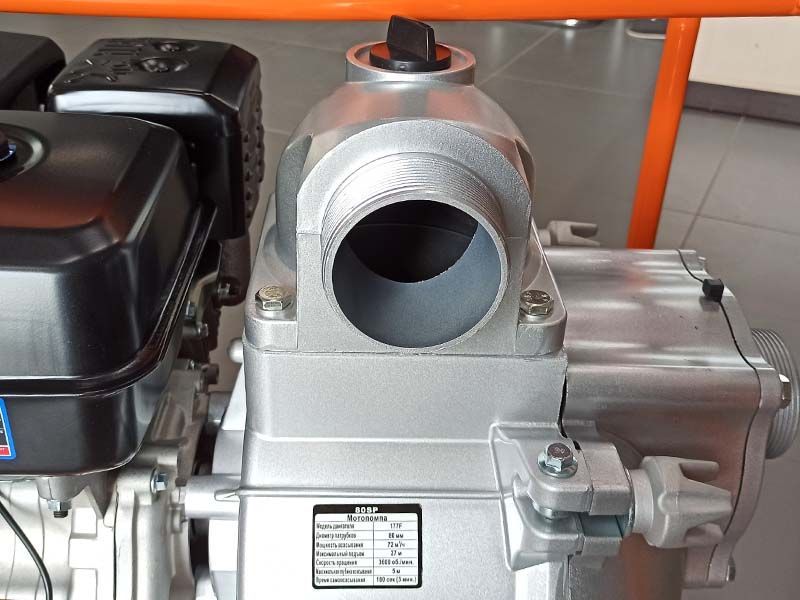 вид модели мотопомпа бензиновая lifan 80sp