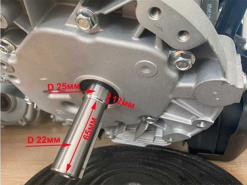 Двигатель Lifan 1P70FV-3B (вал 22 мм) вид модели двигатель lifan 1p70fv-3b (вал 22 мм)