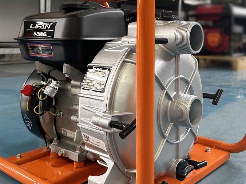 Мотопомпа бензиновая Lifan 50WG вид модели мотопомпа бензиновая lifan 50wg