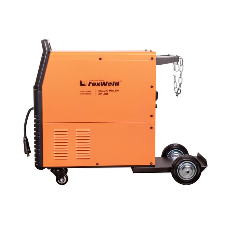 Сварочный полуавтомат Foxweld SAGGIO MIG 300 DP LCD вид модели сварочный полуавтомат foxweld saggio mig 300 dp lcd