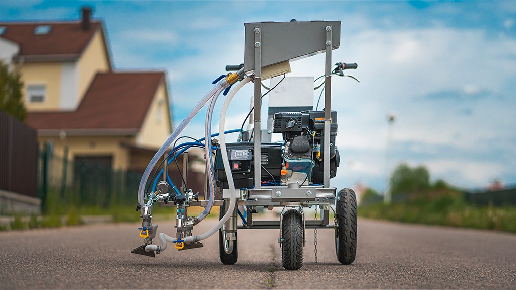 Разметочная машина Dino-Power DP-6335L вид модели разметочная машина dino-power dp-6335l