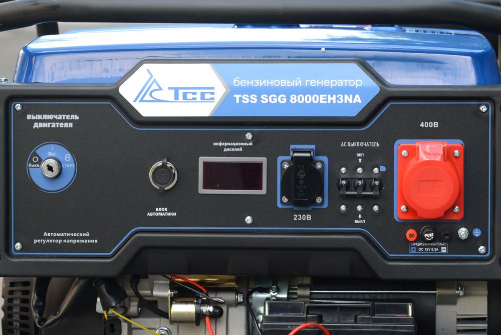вид модели генератор бензиновый tss sgg 8000eh3na