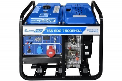 общий вид модели дизель генератор tss sdg 7500eh3a