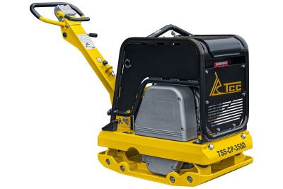 вид модели виброплита реверсивная tss-cp-350d (гидравлический привод, электростарт, акб)