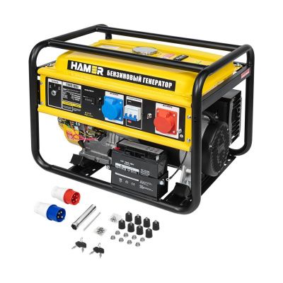 вид модели бензогенератор hamer 12000e-equal