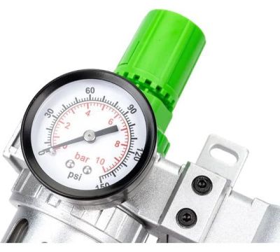 вид модели фильтр воздушный eco au-02-14 с регулировкой давления и маслораспылителем (1/4",1750л/мин)