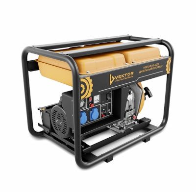 вид модели генератор дизельный vektor dg-5000