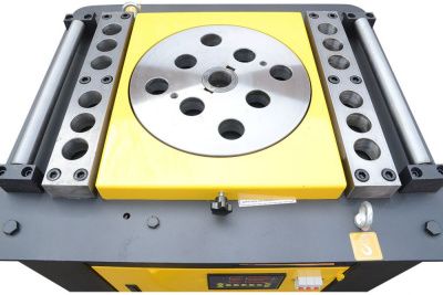 вид модели станок для гибки арматуры с концевиком тсс gw 52 с чпу