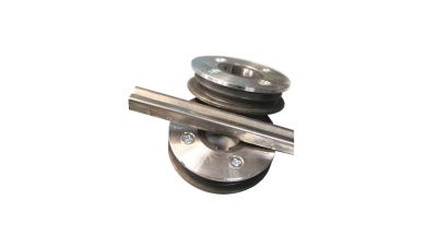 общий вид модели комплект роликов «v-образный» на профильную трубу сечением 25х25 мм