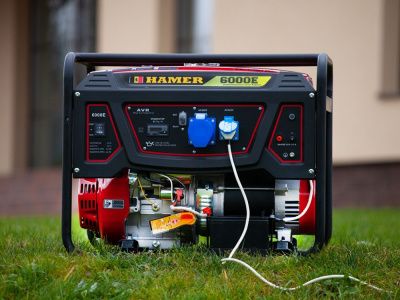 вид модели бензогенератор hamer 6000e